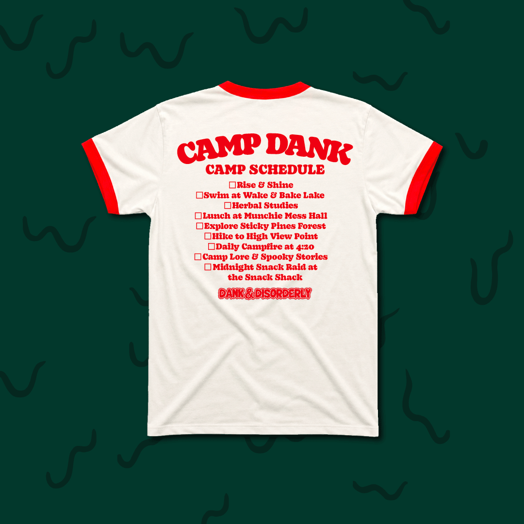 I GOT STONED AT CAMP DANK WHITE TEE
