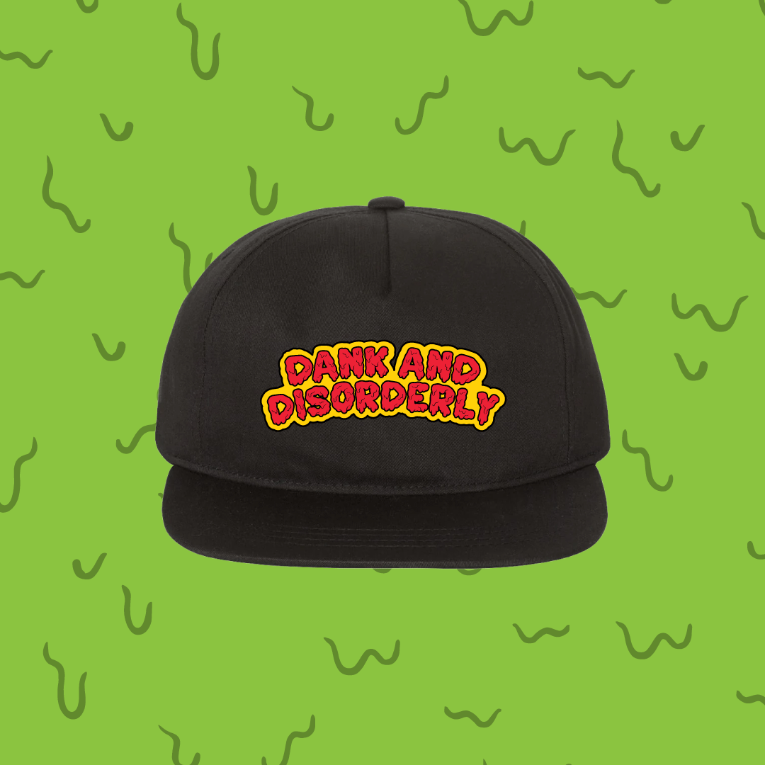 Classic 5 Panel Black Cap